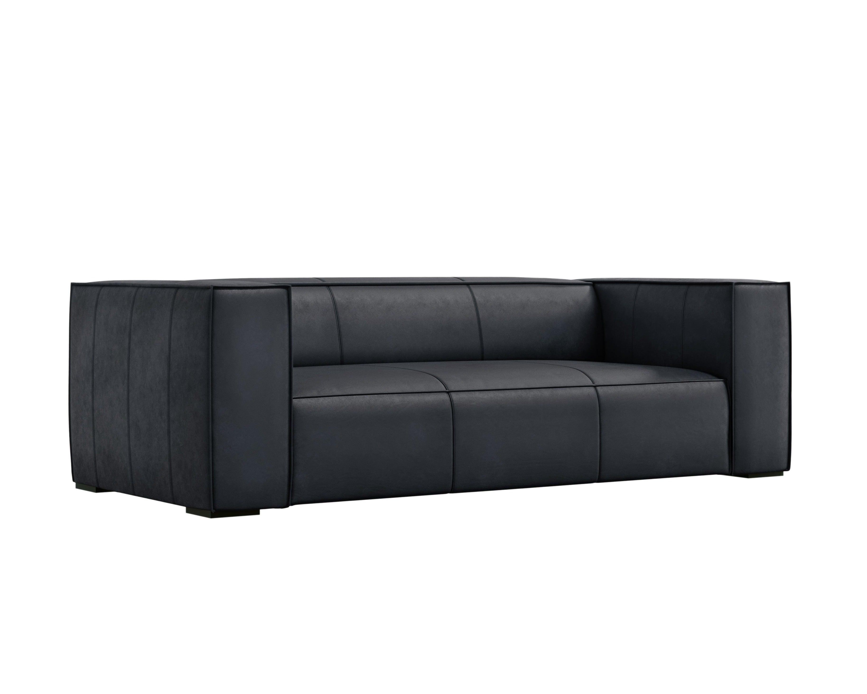 Sofa skórzana 3-osobowa MADAME grafitowy Windsor & Co    Eye on Design