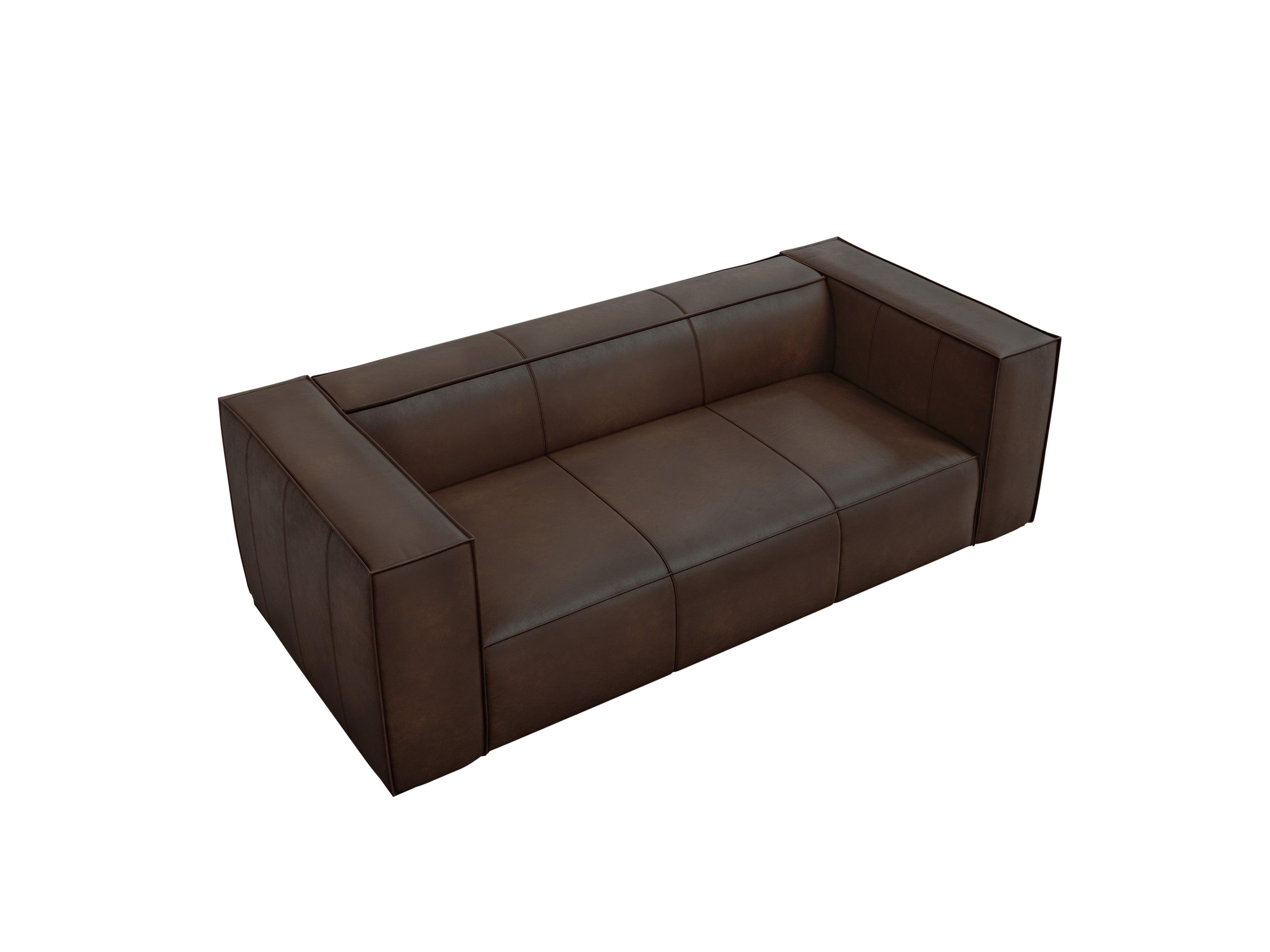 Sofa skórzana 3-osobowa MADAME czekoladowy brąz Windsor & Co    Eye on Design