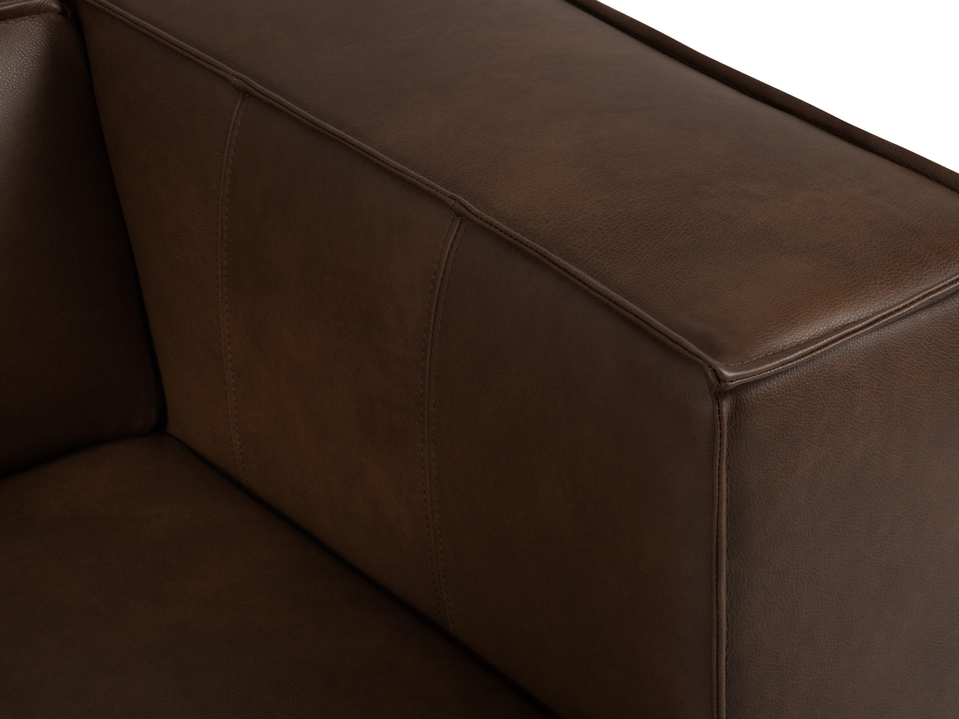 Sofa narożna skórzana MADAME czekoladowy brąz Windsor & Co    Eye on Design