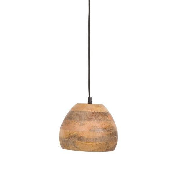 Lampa wisząca WOODY drewno mango, Dutchbone, Eye on Design