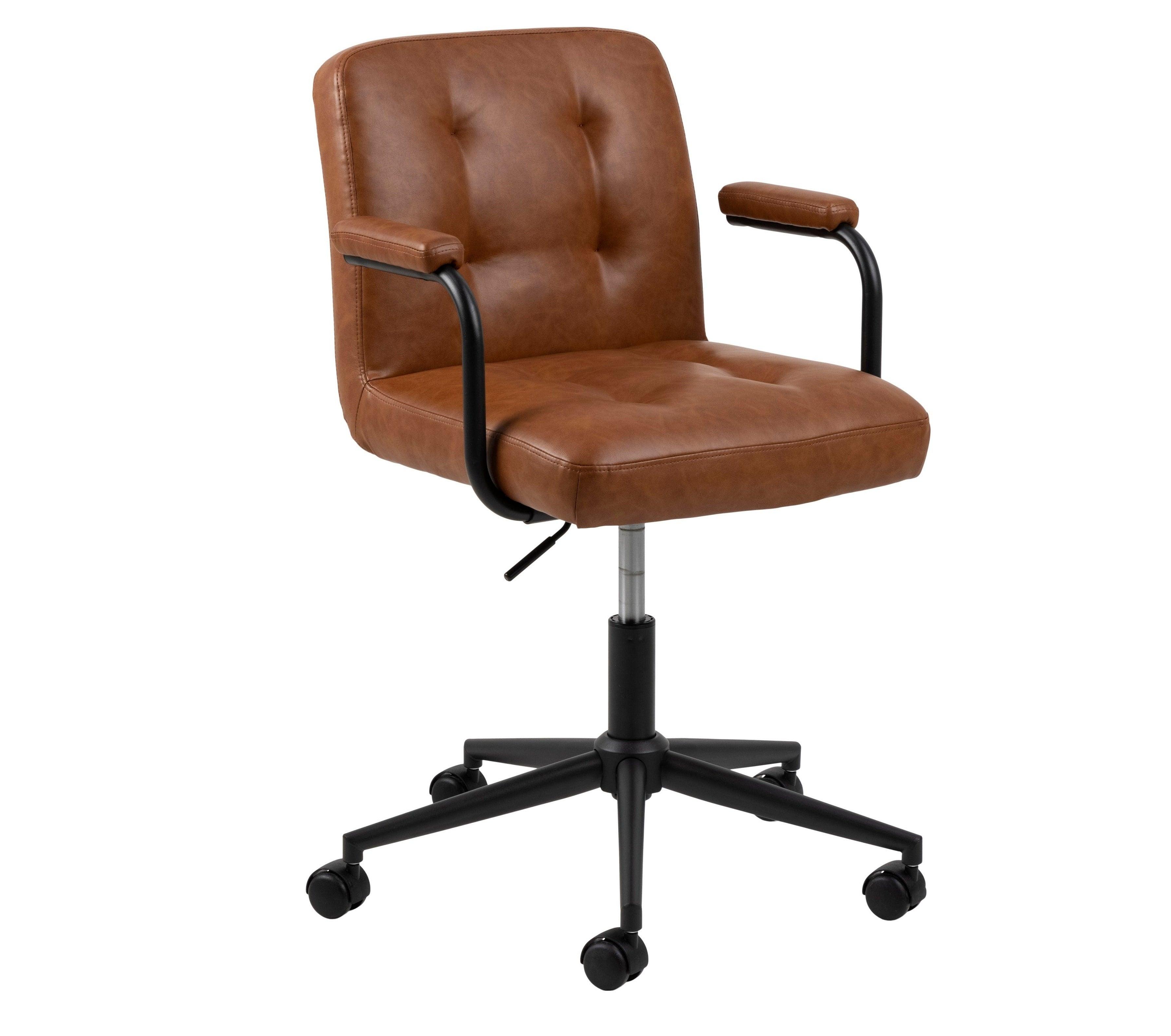 Krzesło biurowe ALPO brandy ekoskóra Actona    Eye on Design