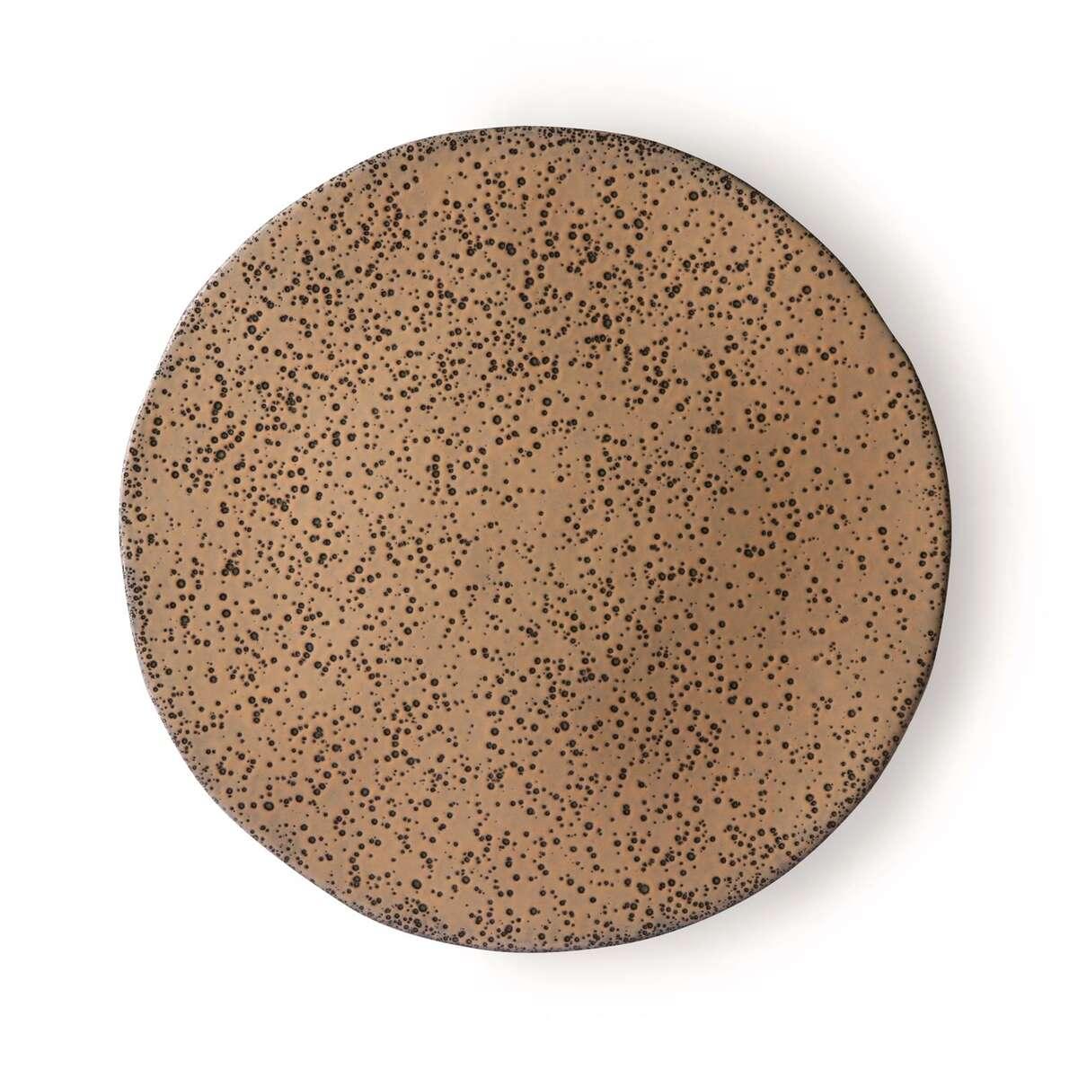 Ceramika gradientowa beżowy talerz obiadowy, HKliving, Eye on Design