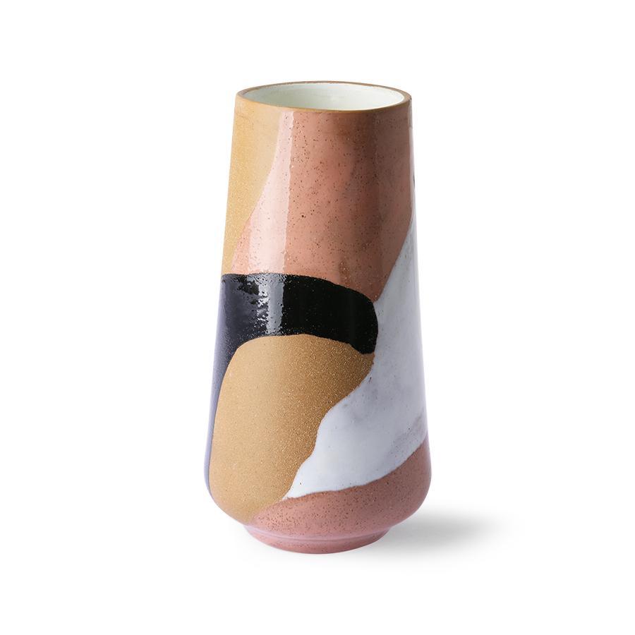 Ręcznie malowany ceramiczny wazon FLOWER, HKliving, Eye on Design