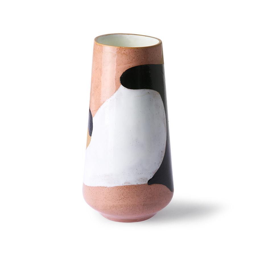 Ręcznie malowany ceramiczny wazon FLOWER, HKliving, Eye on Design