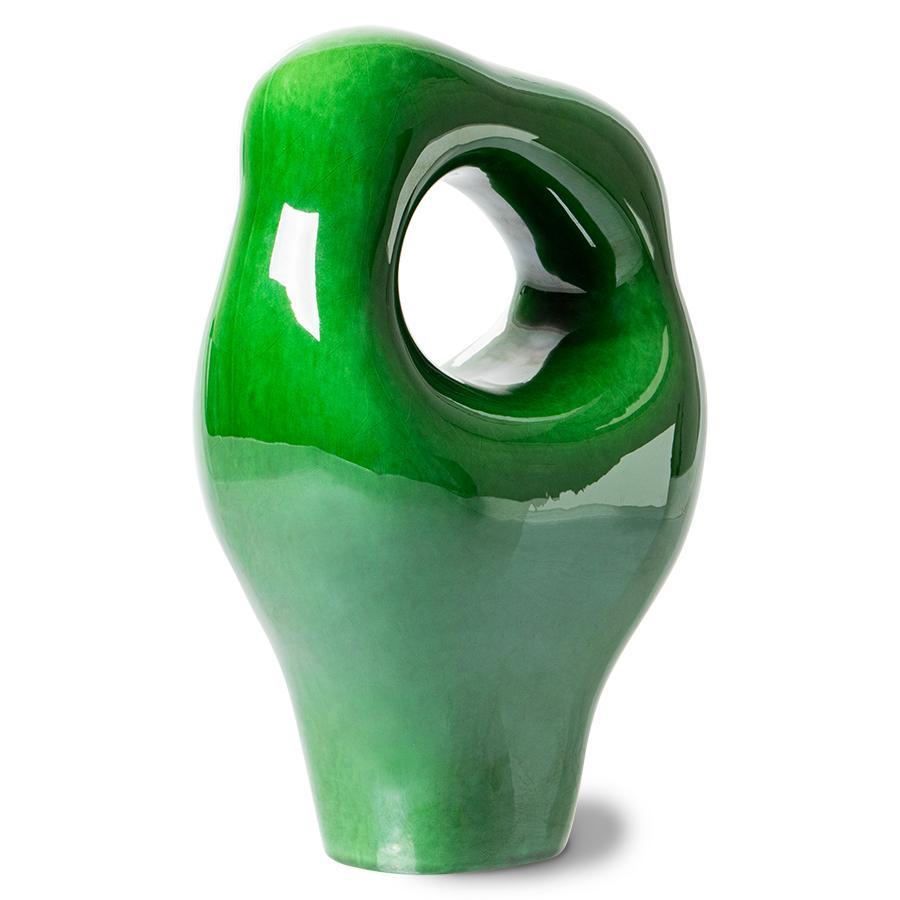 Ceramiczna dekoracja SCULPTURE zielony HKliving    Eye on Design