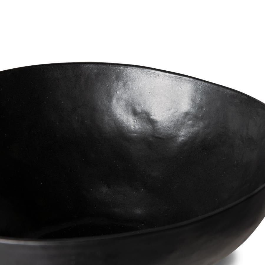 Duża ceramiczna miska Bold&Basic czarna 2 sztuki HKliving    Eye on Design