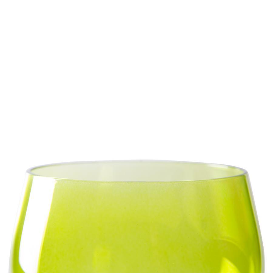 Zestaw 4 kieliszków do wina EMERALDS limonkowy zielony HKliving    Eye on Design