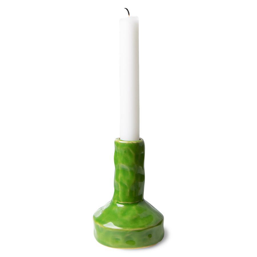 Ceramiczny świecznik EMERALDS S zielony - Eye on Design