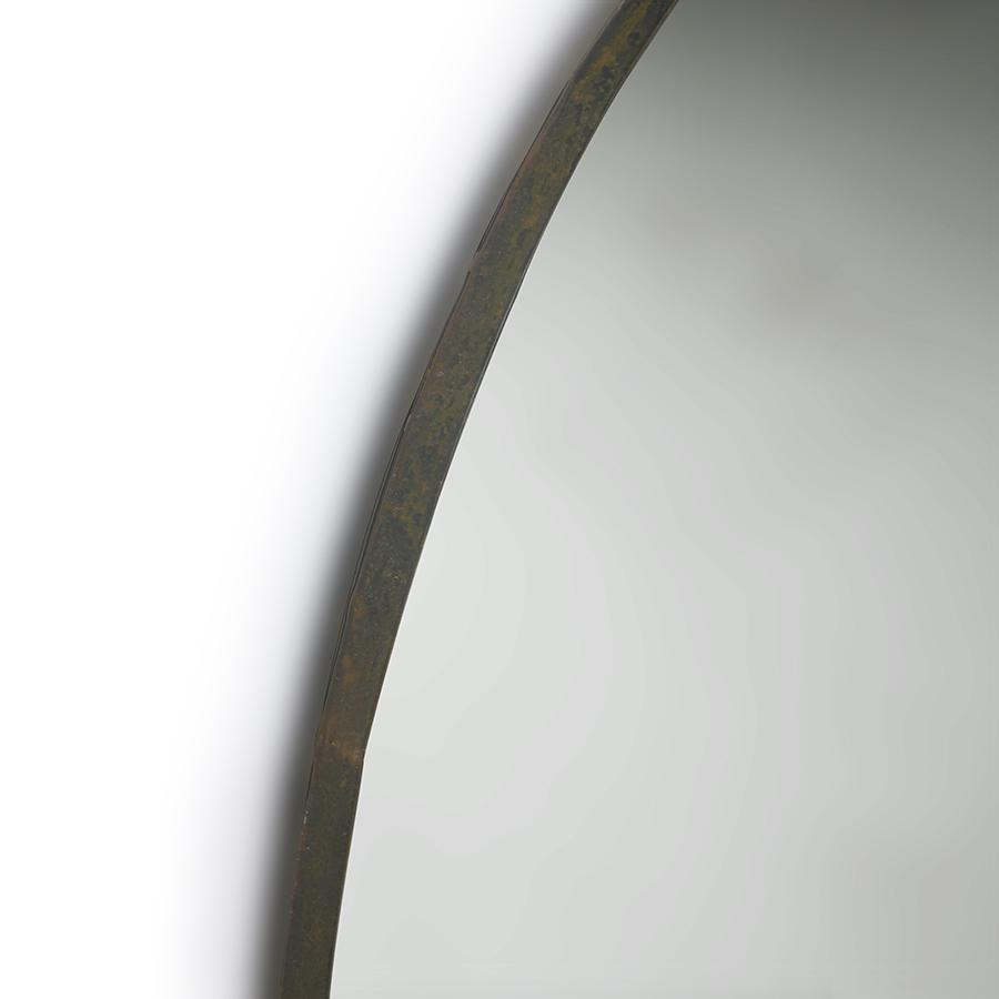 Okrągłe lustro metalowe 120cm - Eye on Design