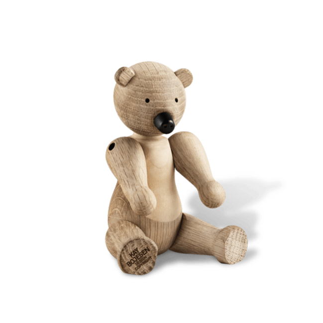 Figurka dekoracyjna BEAR drewno dębowe Kay Bojesen    Eye on Design