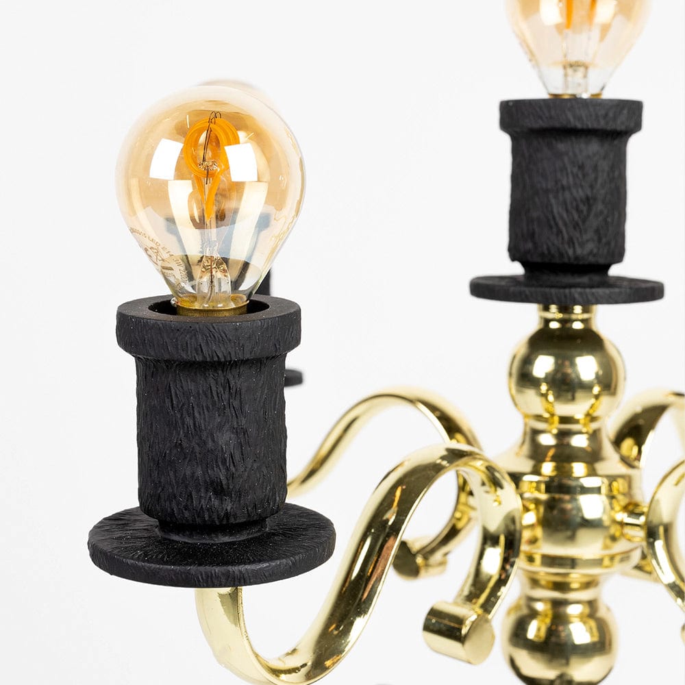 Lampa podłogowa PROUDLY CROWNED PANTHER czarny, Bold Monkey, Eye on Design