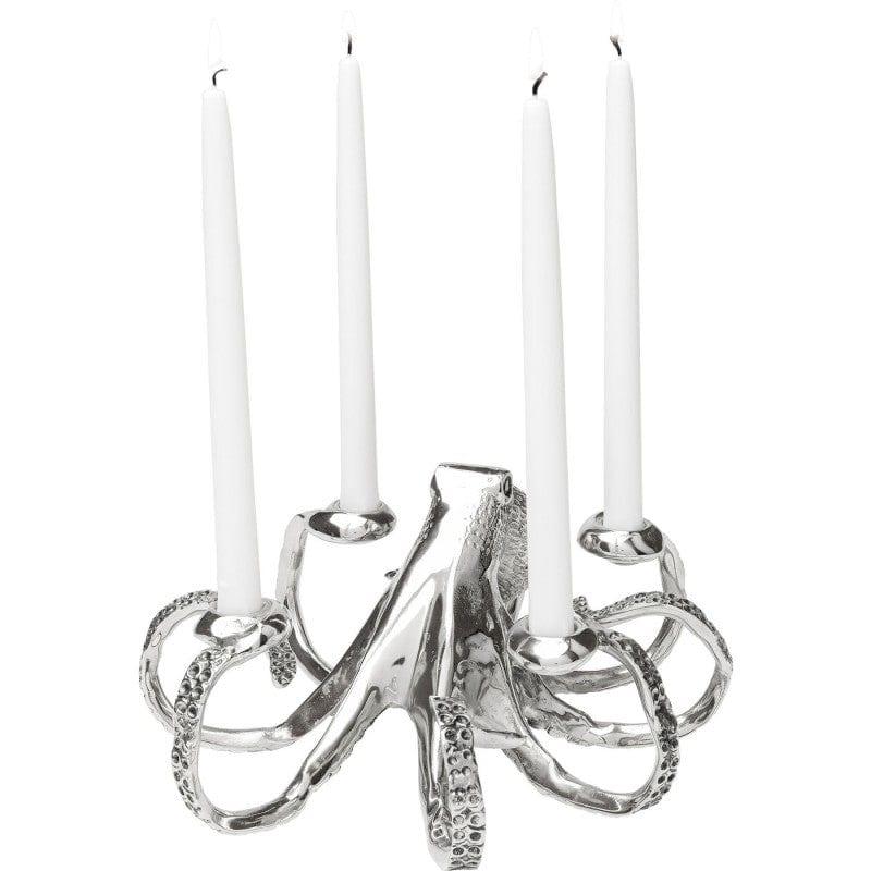 Srebrny świecznik w kształcie ośmiornicy, Kare Design, Eye on Design
