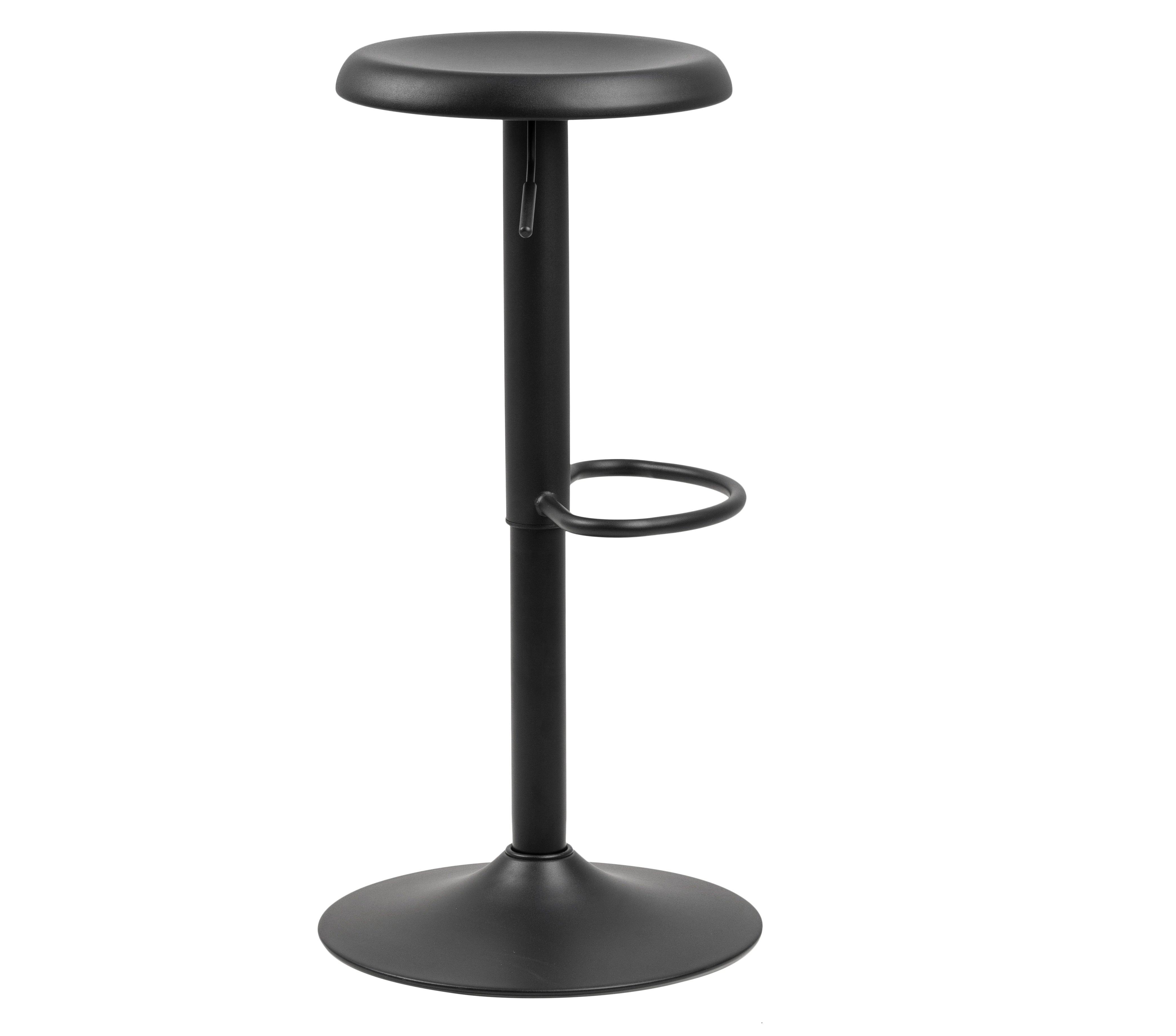 Krzesło barowe FRIDA czarny z czarnym wykończeniem Actona    Eye on Design