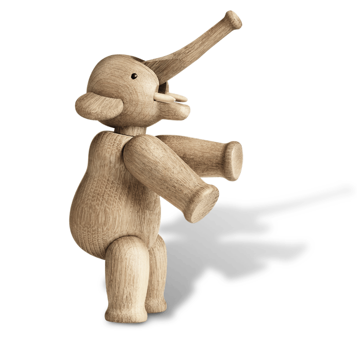 Figurka dekoracyjna ELEPHANT drewno dębowe Kay Bojesen    Eye on Design