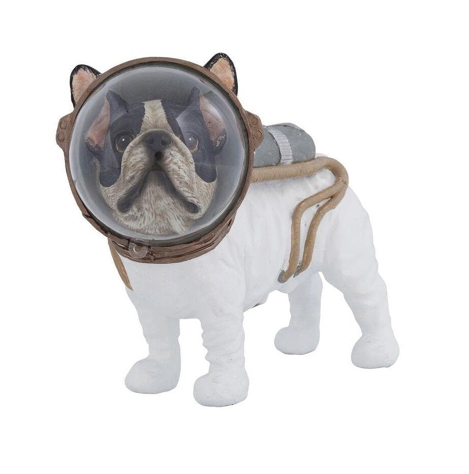 Figurka BULLDOG IN SPACE biały Kare Design    Eye on Design