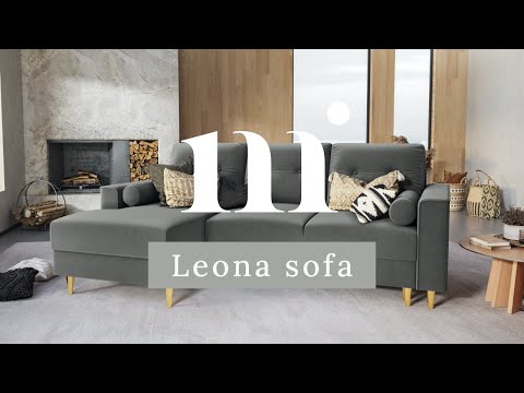 nowoczesna sofa narożna Leona 