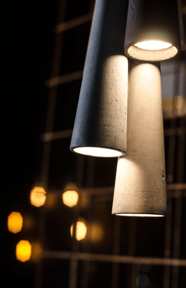Lampa wisząca SOPEL betonowa Loftlight    Eye on Design
