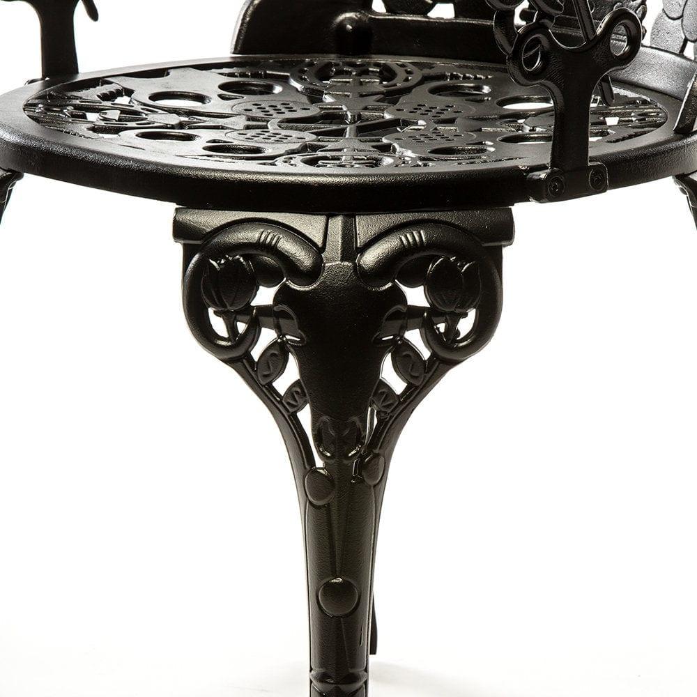 Fotel ogrodowy INDUSTRY czarny Seletti    Eye on Design