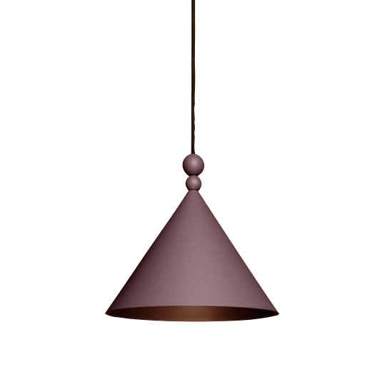 Lampa wisząca KONKO fioletowa Loftlight    Eye on Design