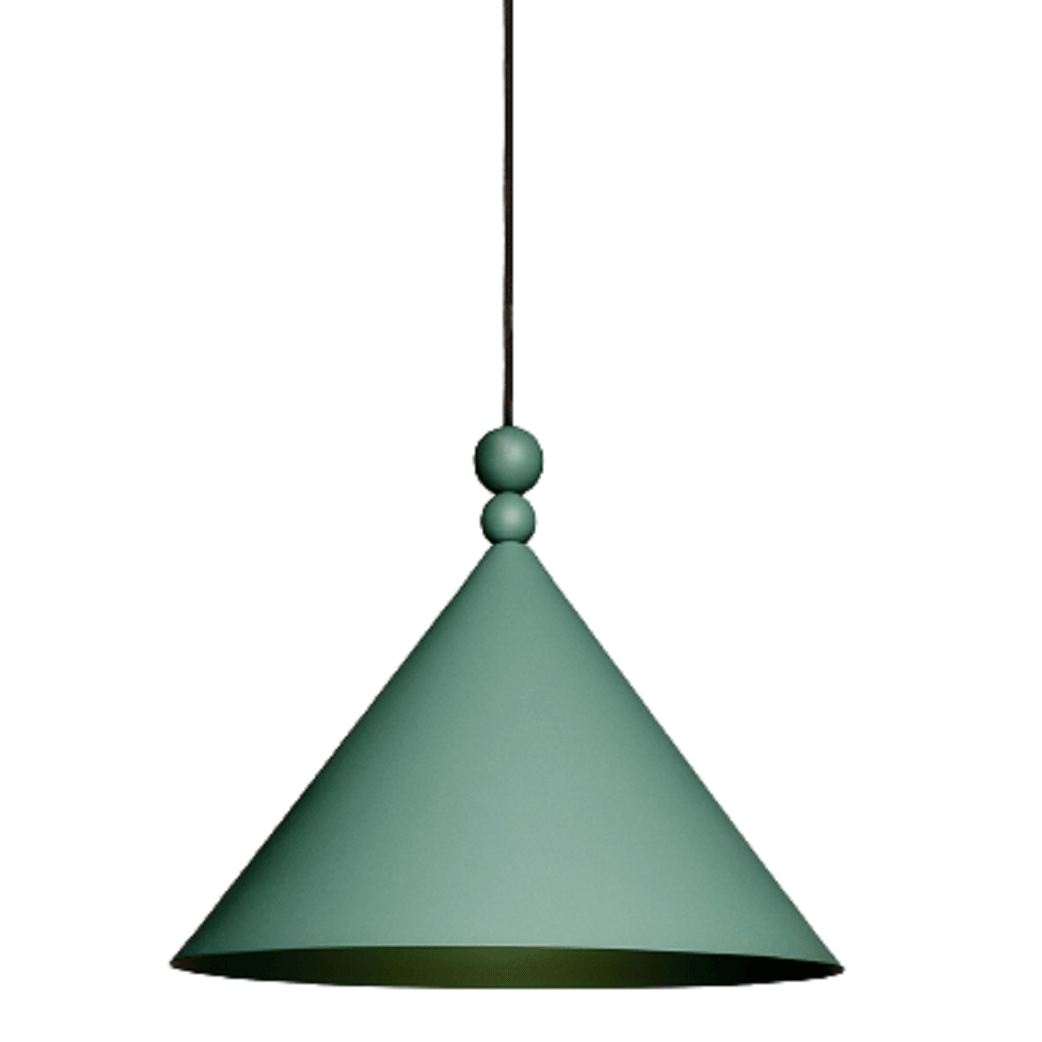 Lampa wisząca KONKO zielona Loftlight    Eye on Design