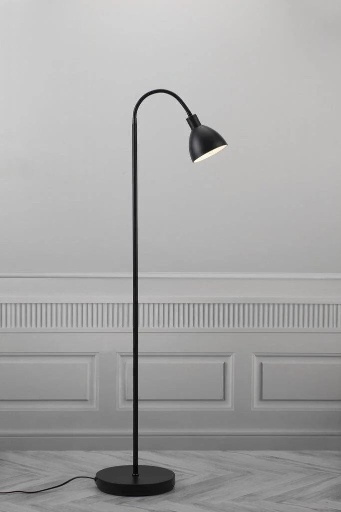 Lampa podłogowa pojedyncza RAY czarny Nordlux    Eye on Design