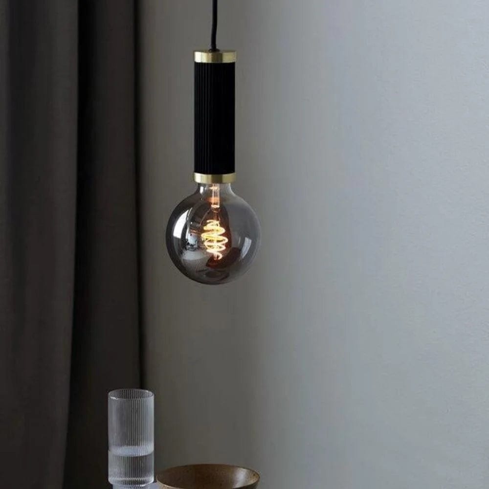 Lampa wisząca GALLOWAY czarny ze złotymi detalami, Nordlux, Eye on Design