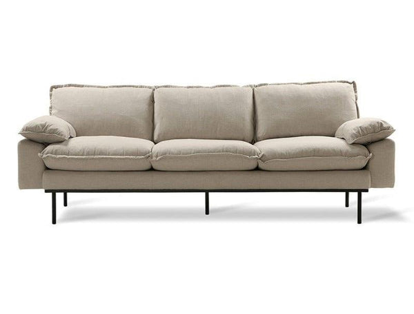 Sofa 3-osobowa RETRO beżowa HKliving    Eye on Design