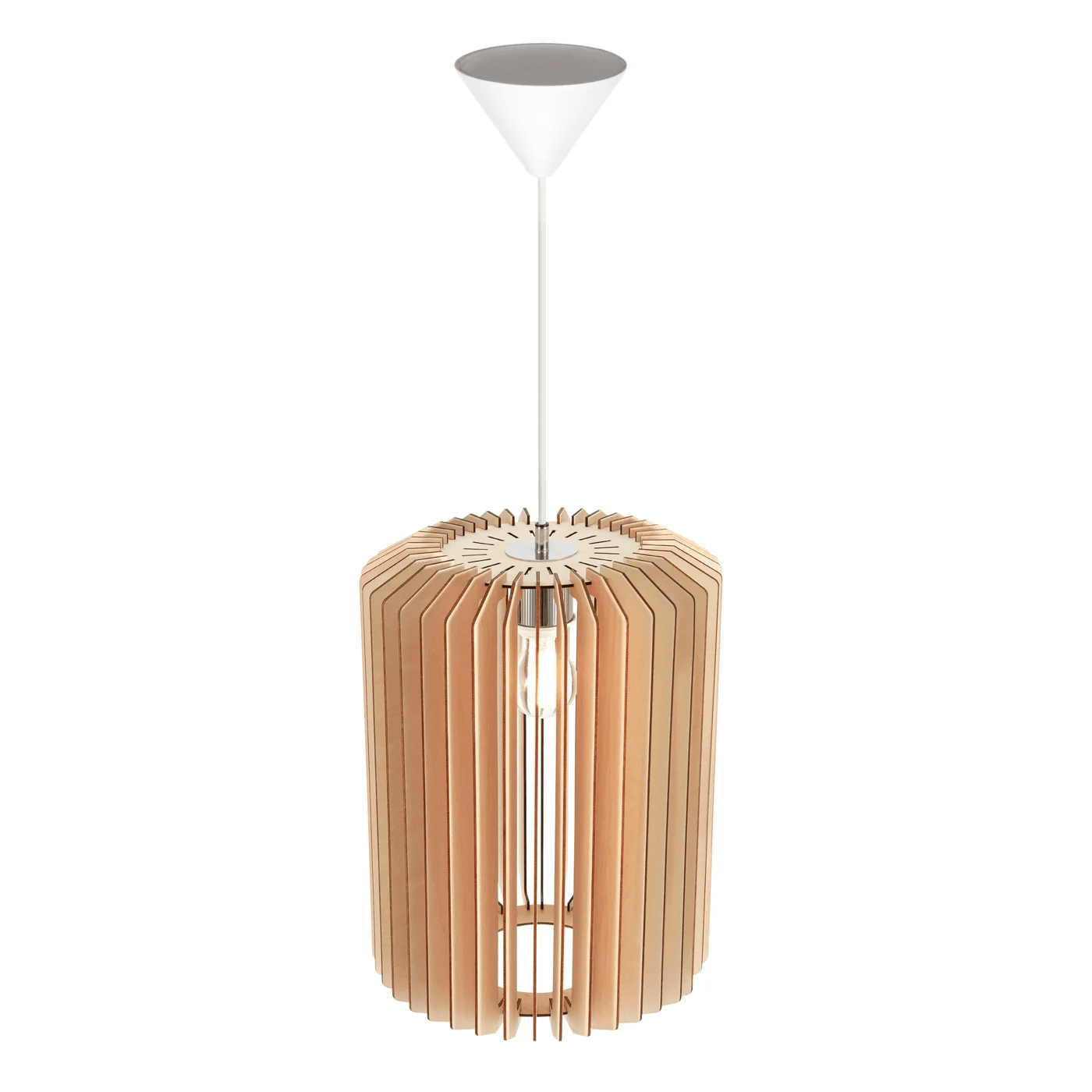 Lampa wisząca ASTI z drewnianym kloszem Nordlux    Eye on Design
