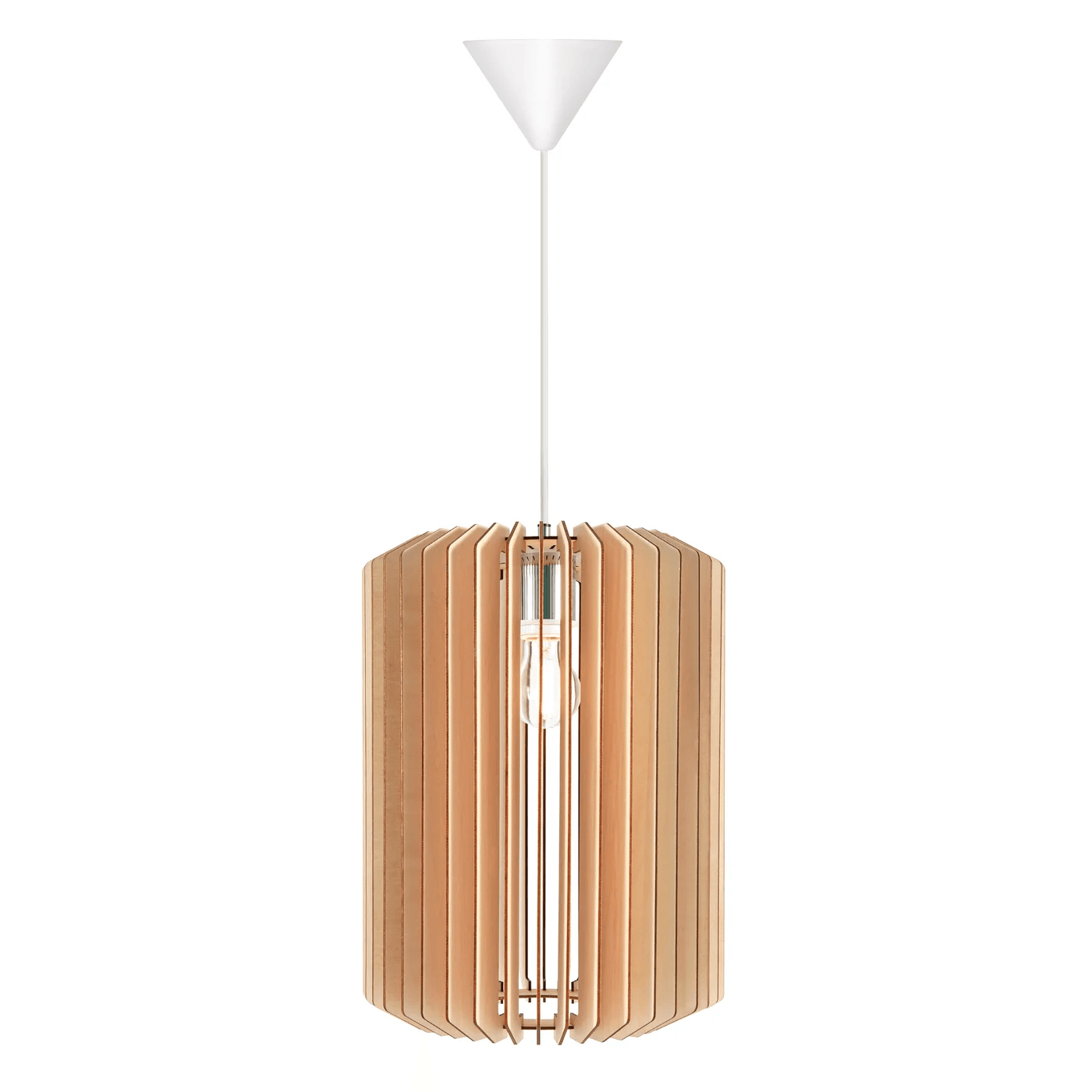 Lampa wisząca ASTI z drewnianym kloszem Nordlux    Eye on Design