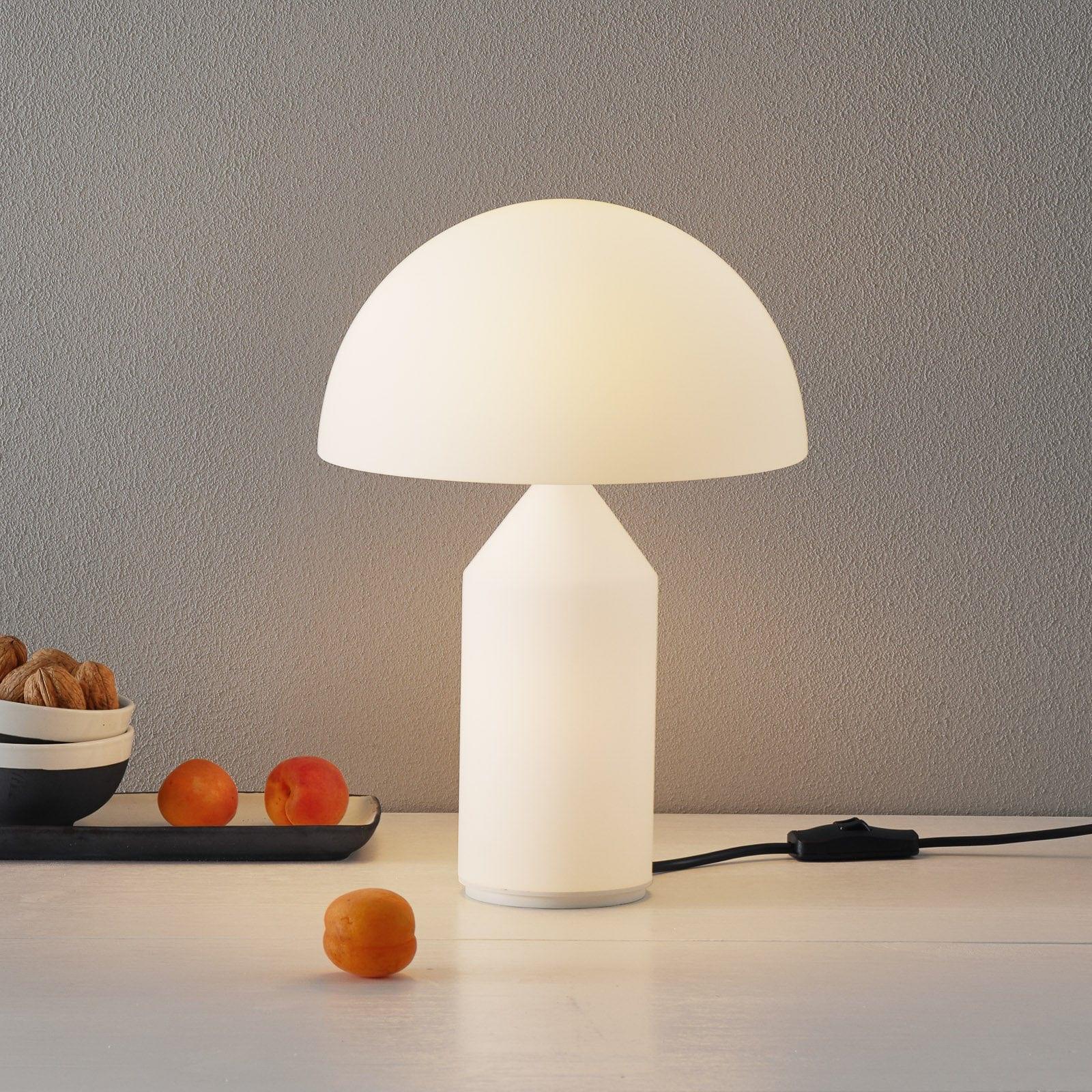 Lampa stołowa ATOLLO biały Oluce    Eye on Design