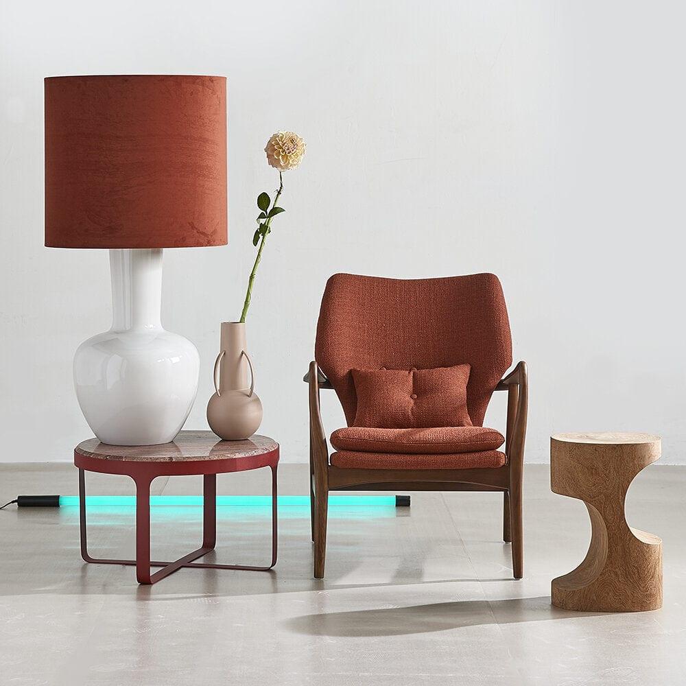 Fotel PEGGY rdzawa czerwień Pols Potten    Eye on Design