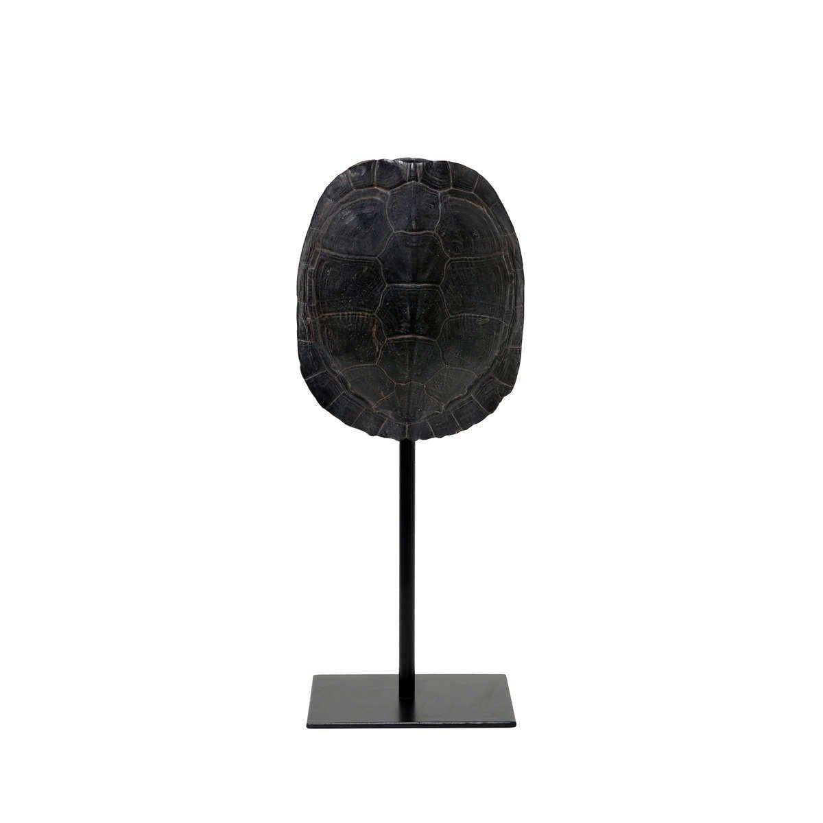 Czarna imitacja skorupy żółwia na metalowej podstawie, HKliving, Eye on Design