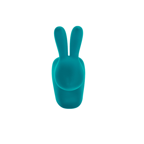 Podpórka do książek RABBIT VELVET turkusowy Qeeboo    Eye on Design