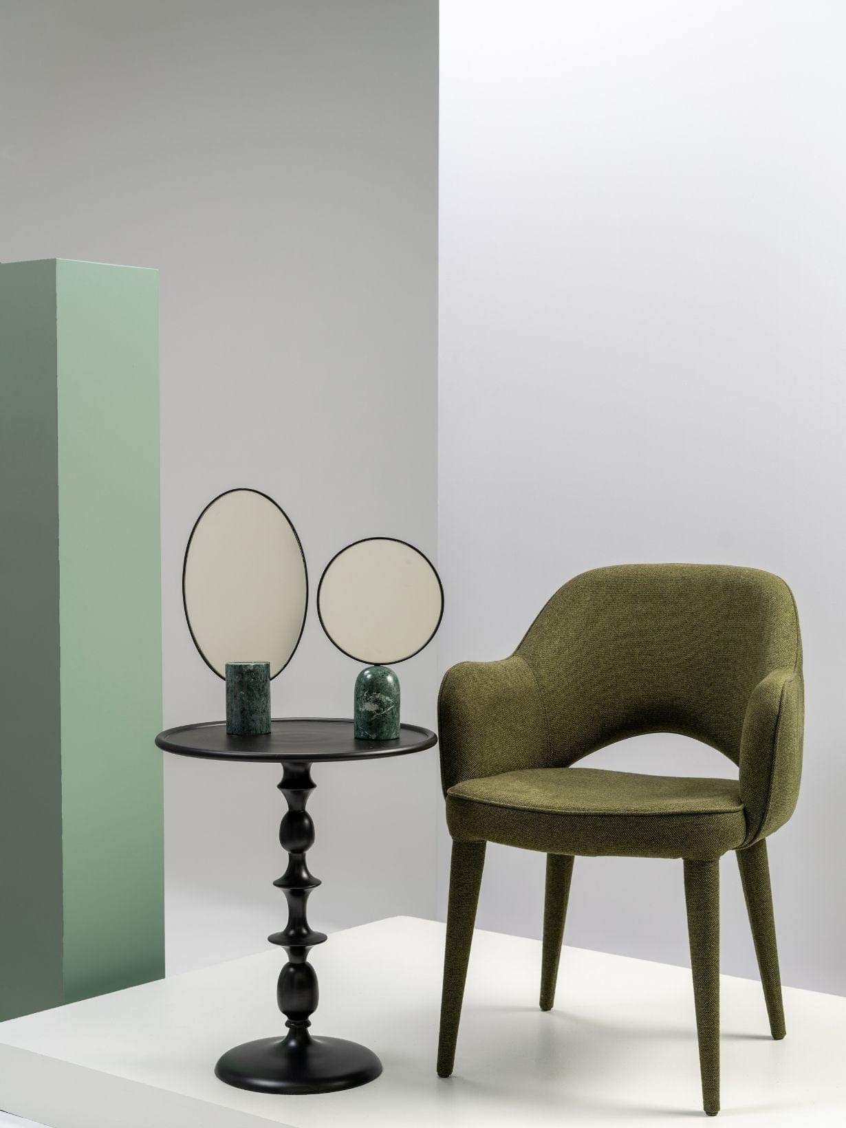 Lustro ROUND zielony marmur Pols Potten    Eye on Design