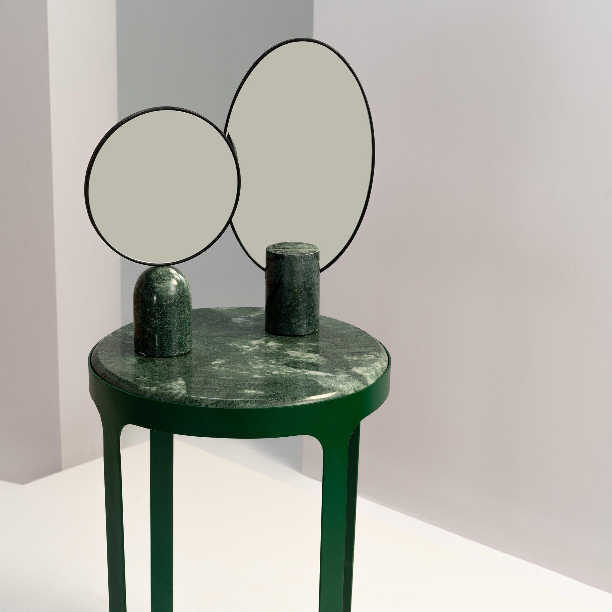 Lustro OVAL zielony marmur Pols Potten    Eye on Design