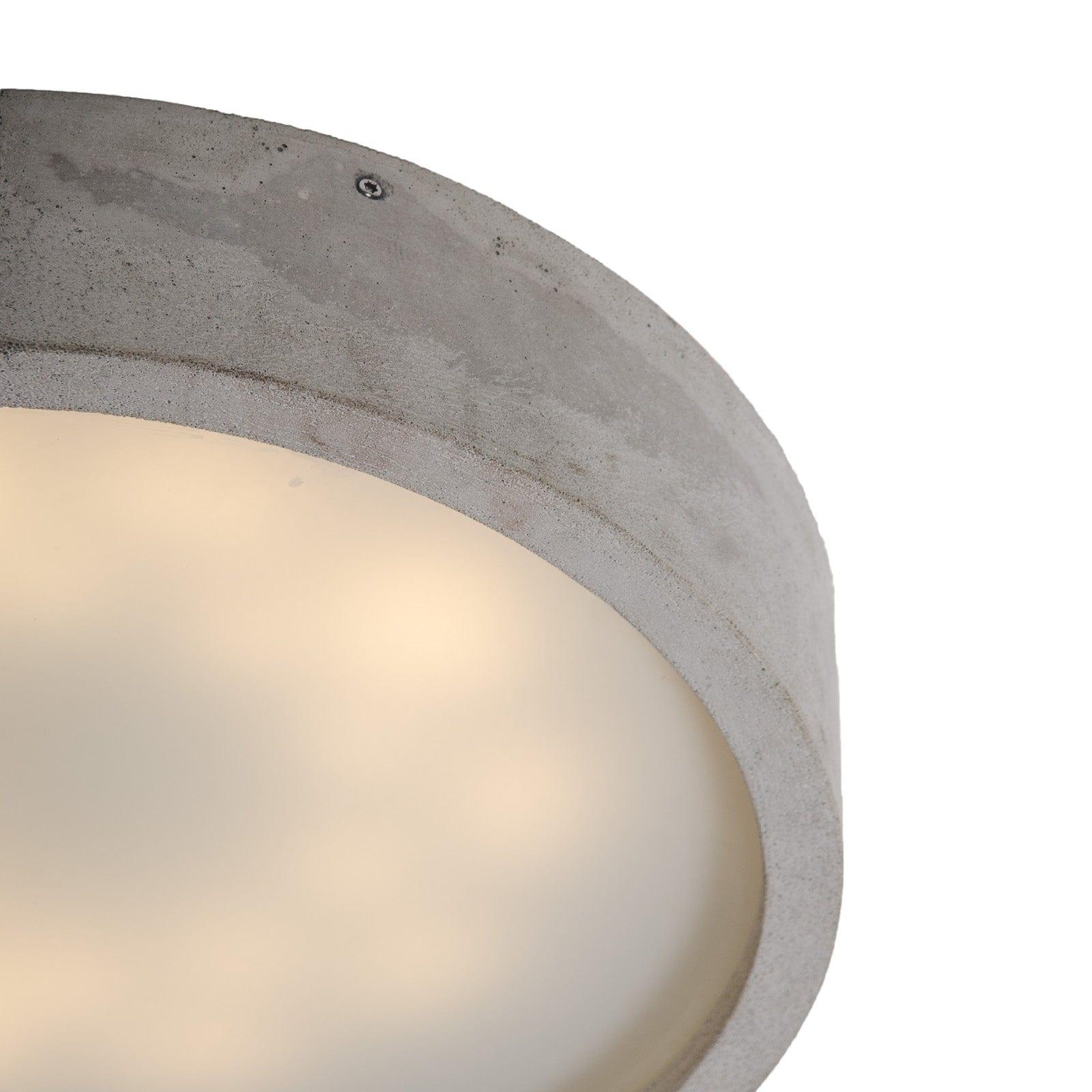 Plafon PLAN betonowy Loftlight    Eye on Design