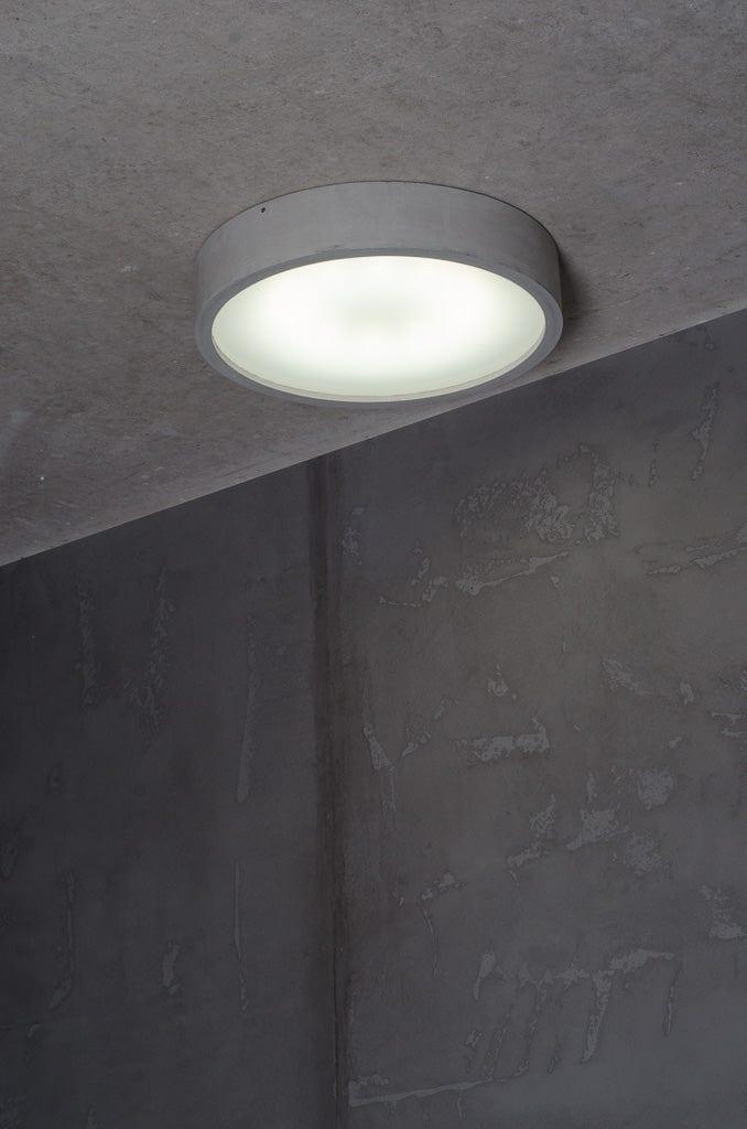 Plafon PLAN betonowy Loftlight    Eye on Design