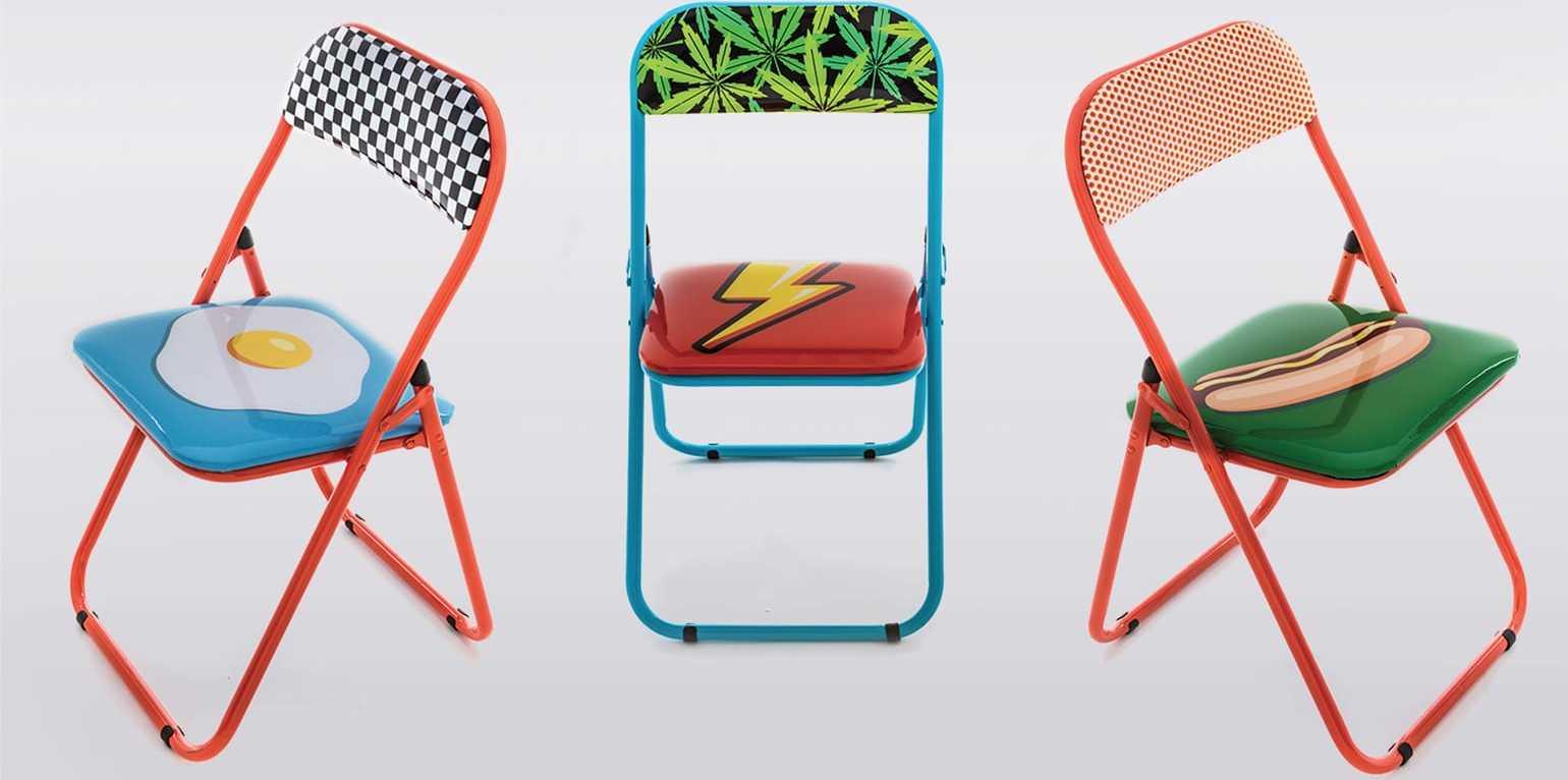 Krzesło składane FLASH Seletti    Eye on Design