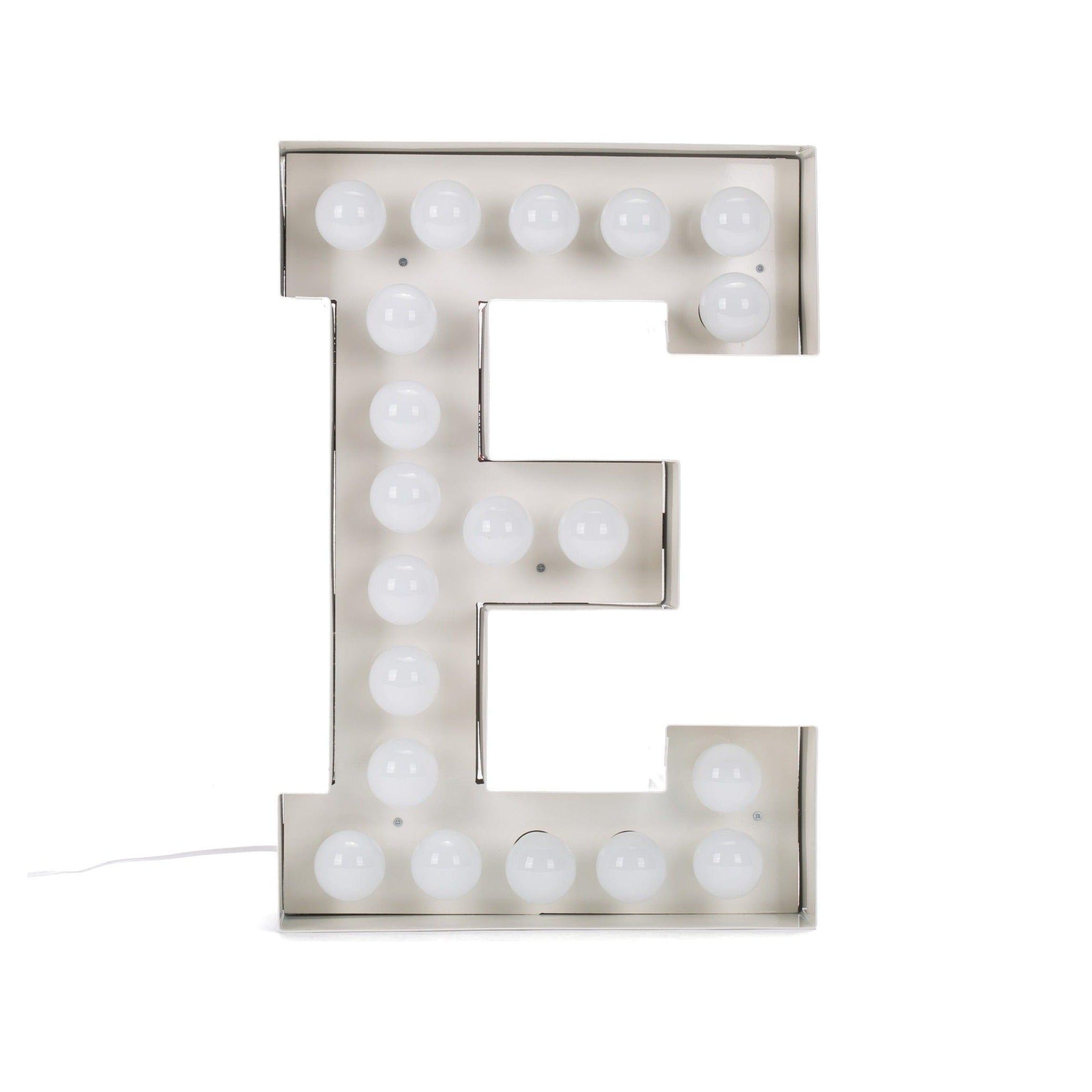 Lampa dekoracyjna VEGAZ litera alfabetu Seletti R   Eye on Design