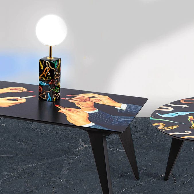 Lampa stołowa SNAKES czarny Seletti    Eye on Design