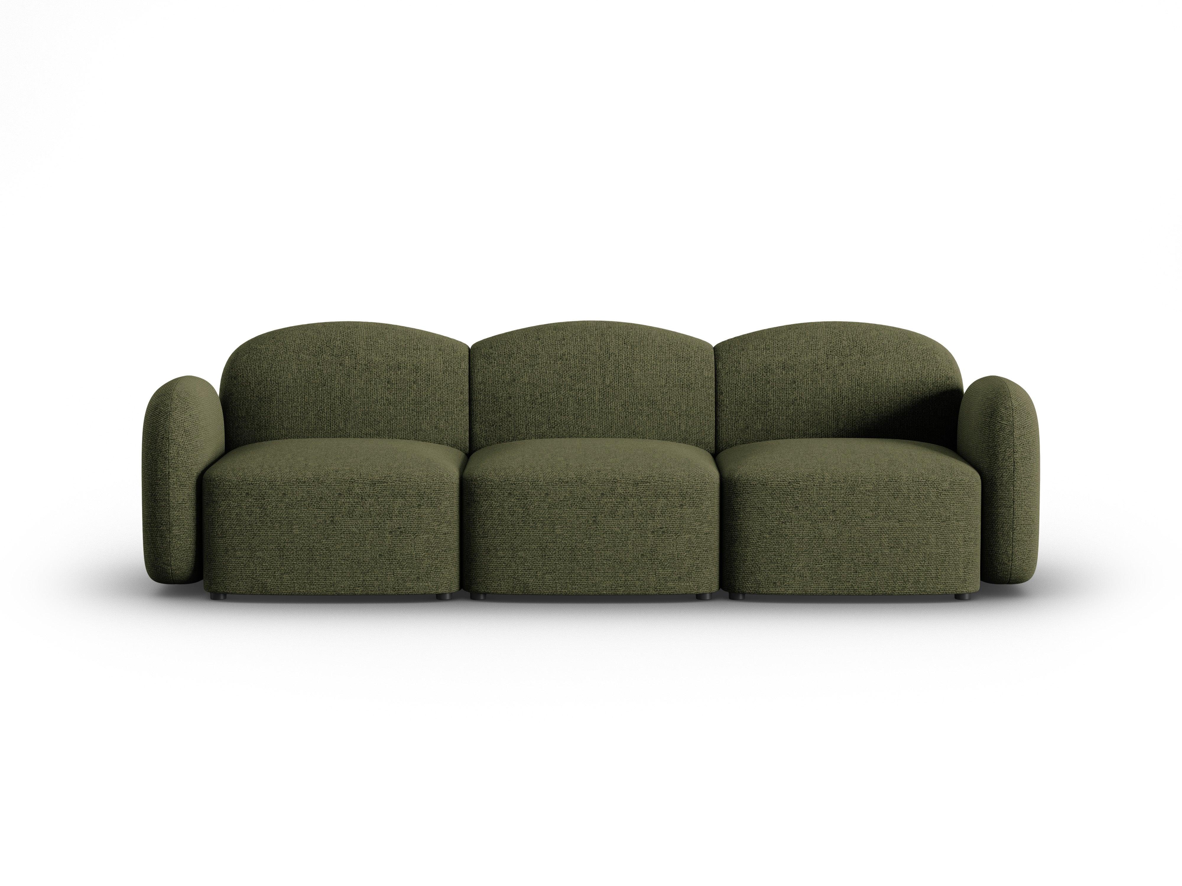 Sofa 3-osobowa LAURENT szenil zielony melanż Interieurs 86    Eye on Design