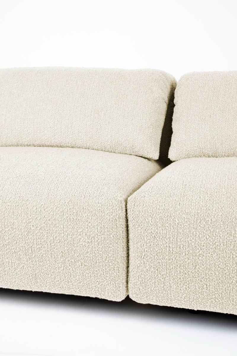 Sofa 3-osobowa WINGS beżowy boucle Zuiver    Eye on Design