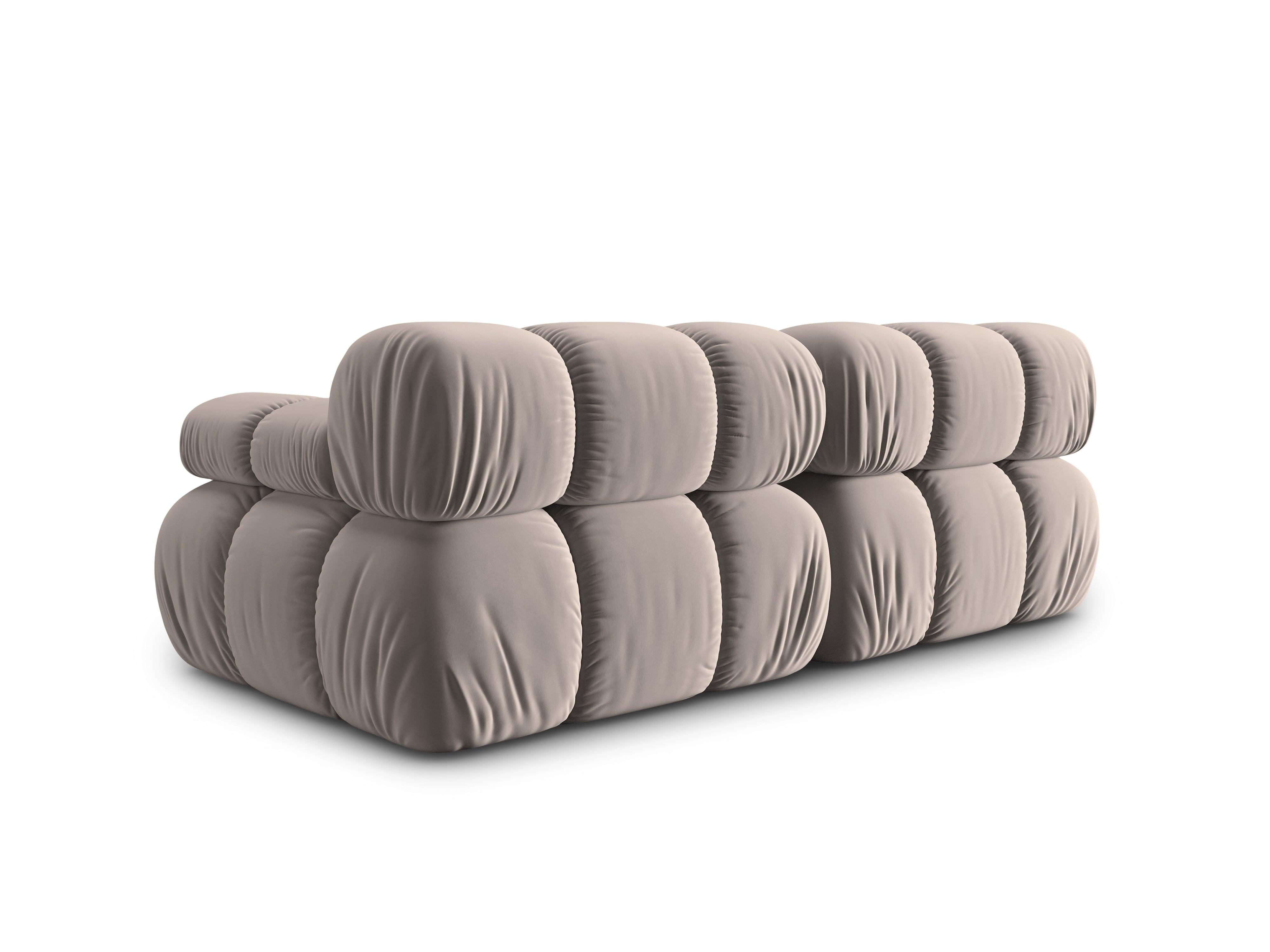 Sofa aksamitna 2-osobowa TROPEA cappuccino Milo Casa    Eye on Design