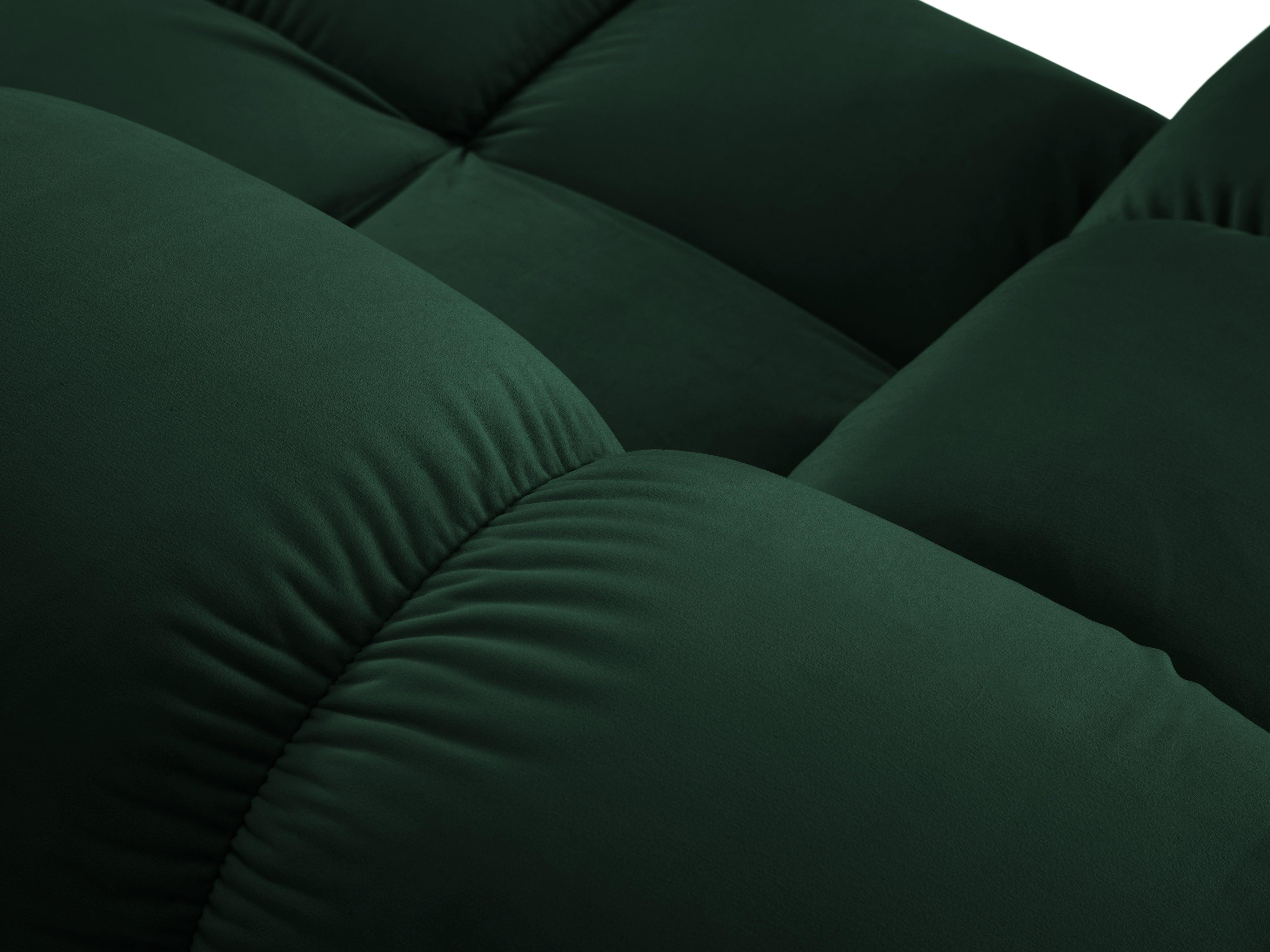 Sofa modułowa TROPEA - moduł lewostronny butelkowa zieleń Milo Casa    Eye on Design