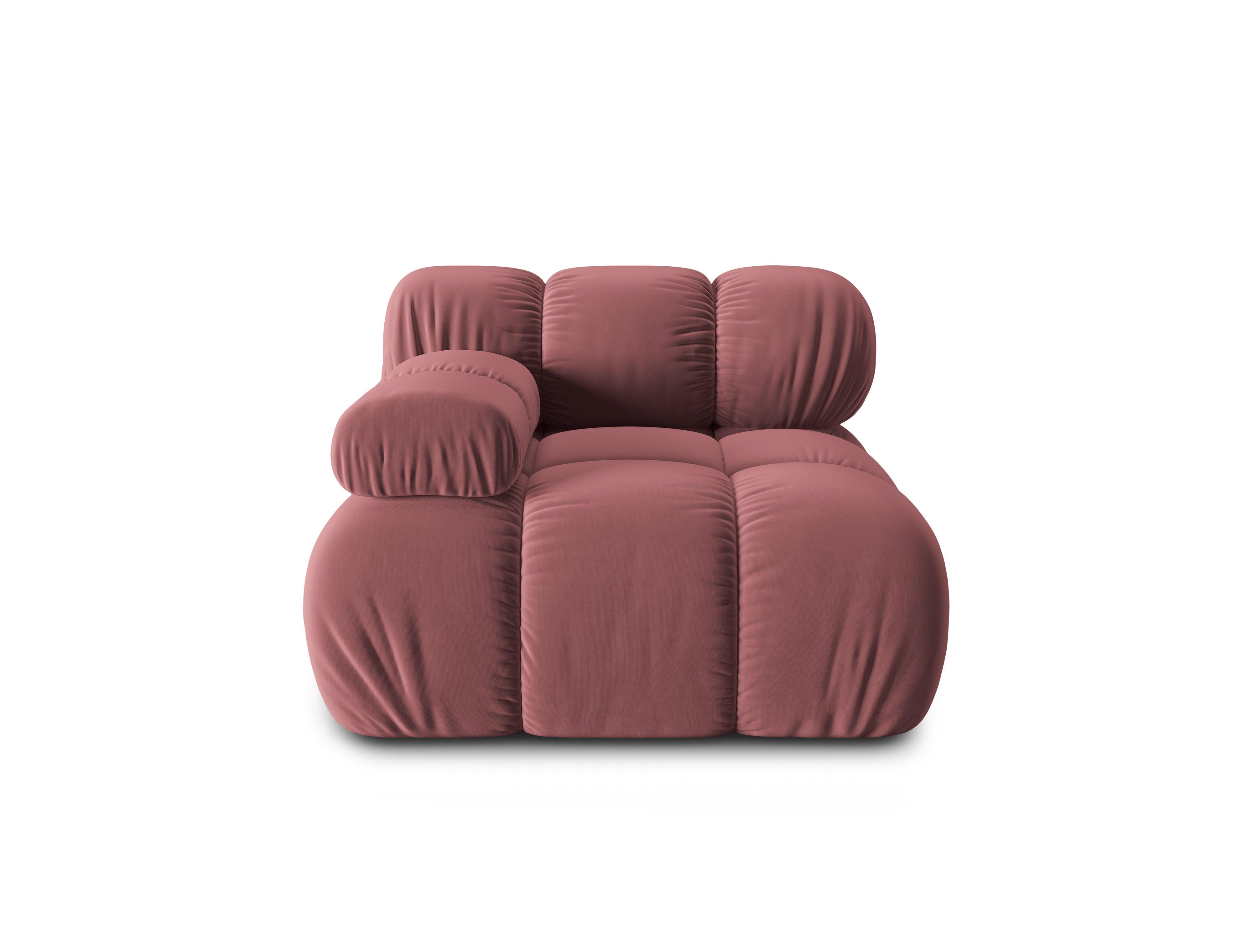 Sofa modułowa TROPEA - moduł lewostronny różowy Milo Casa    Eye on Design