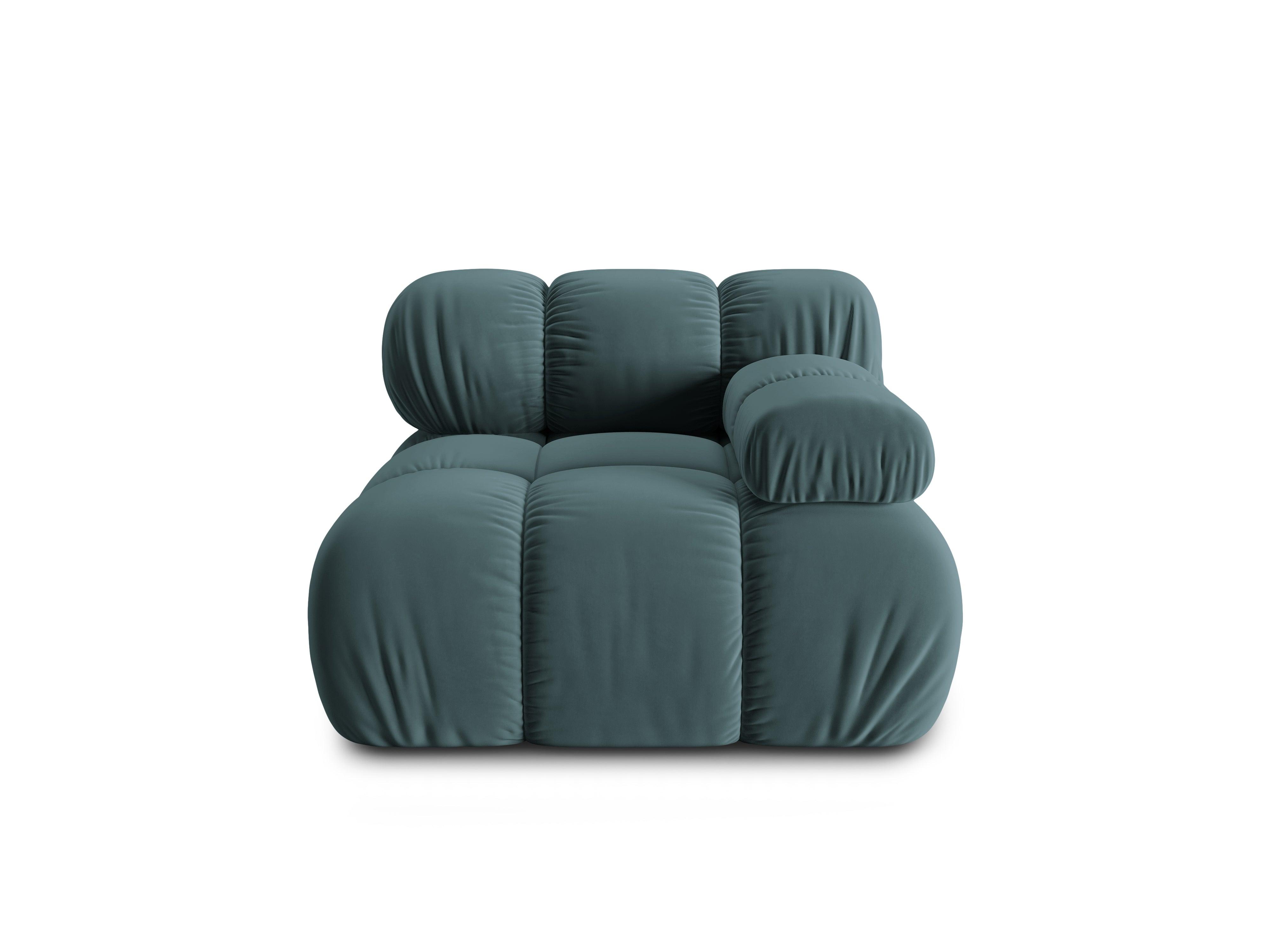 Sofa modułowa TROPEA - moduł prawostronny petrol Milo Casa    Eye on Design