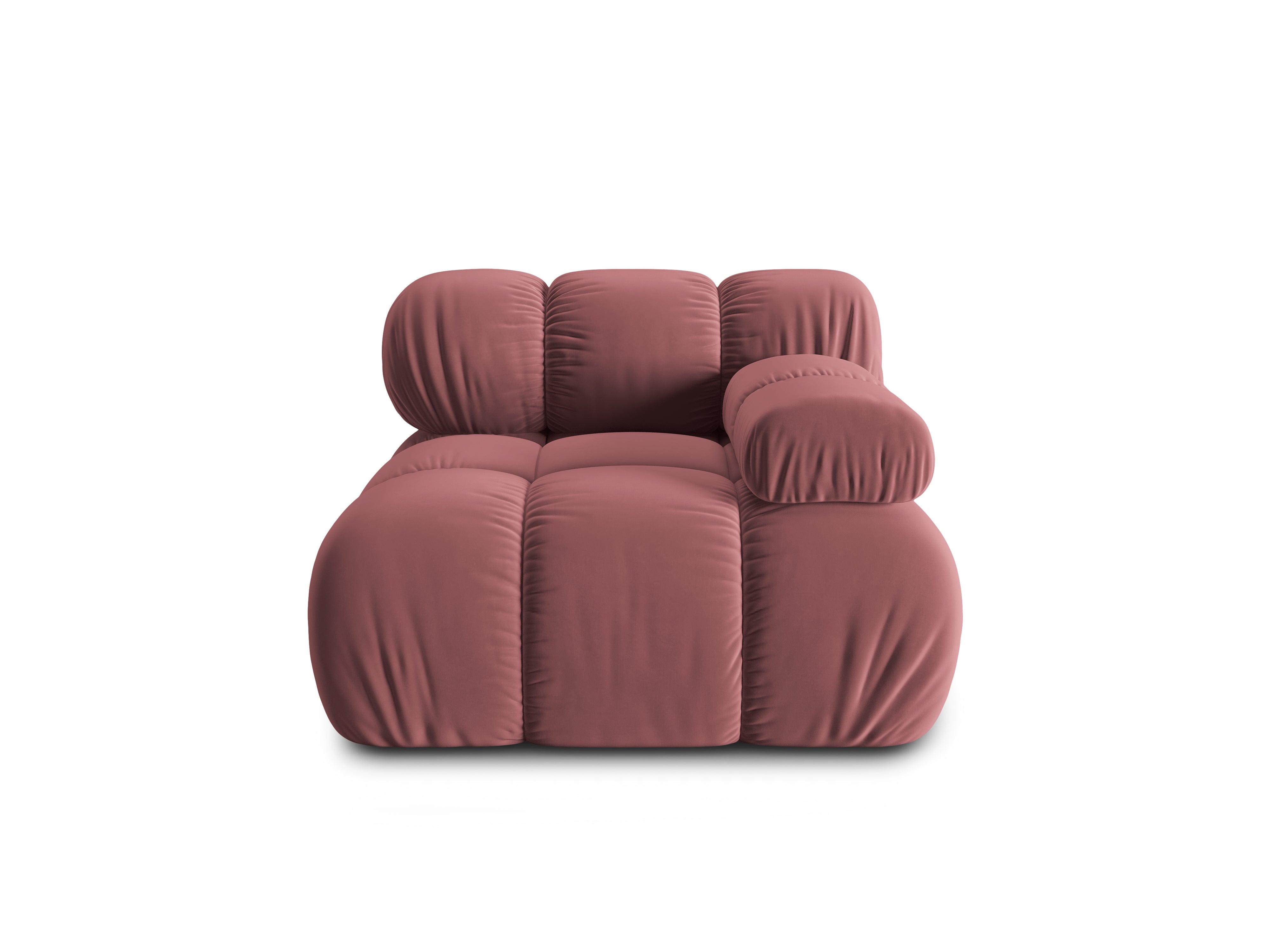 Sofa modułowa TROPEA - moduł prawostronny różowy Milo Casa    Eye on Design