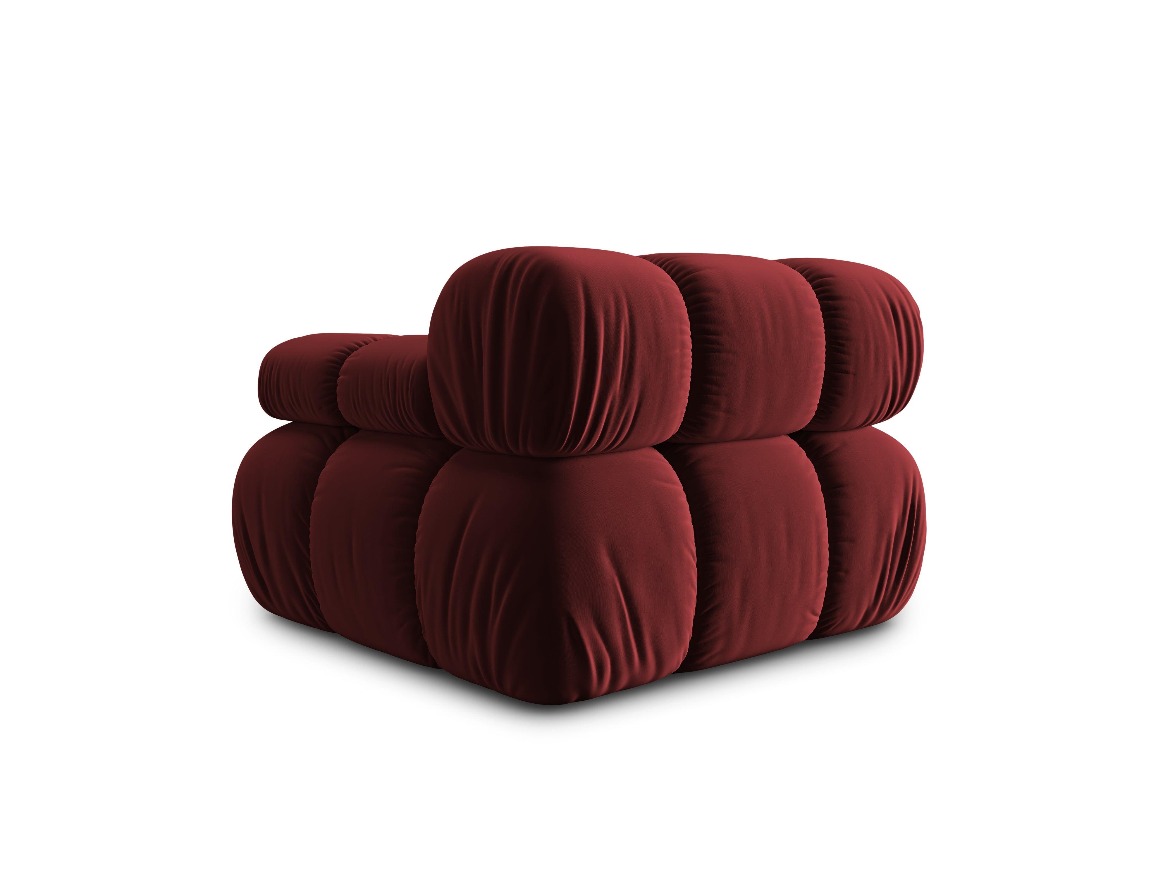 Sofa modułowa TROPEA - moduł prawostronny rubinowy Milo Casa    Eye on Design