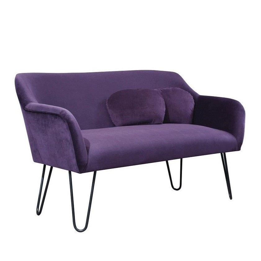 Sofa PLUM 3 fioletowy Happy Barok    Eye on Design