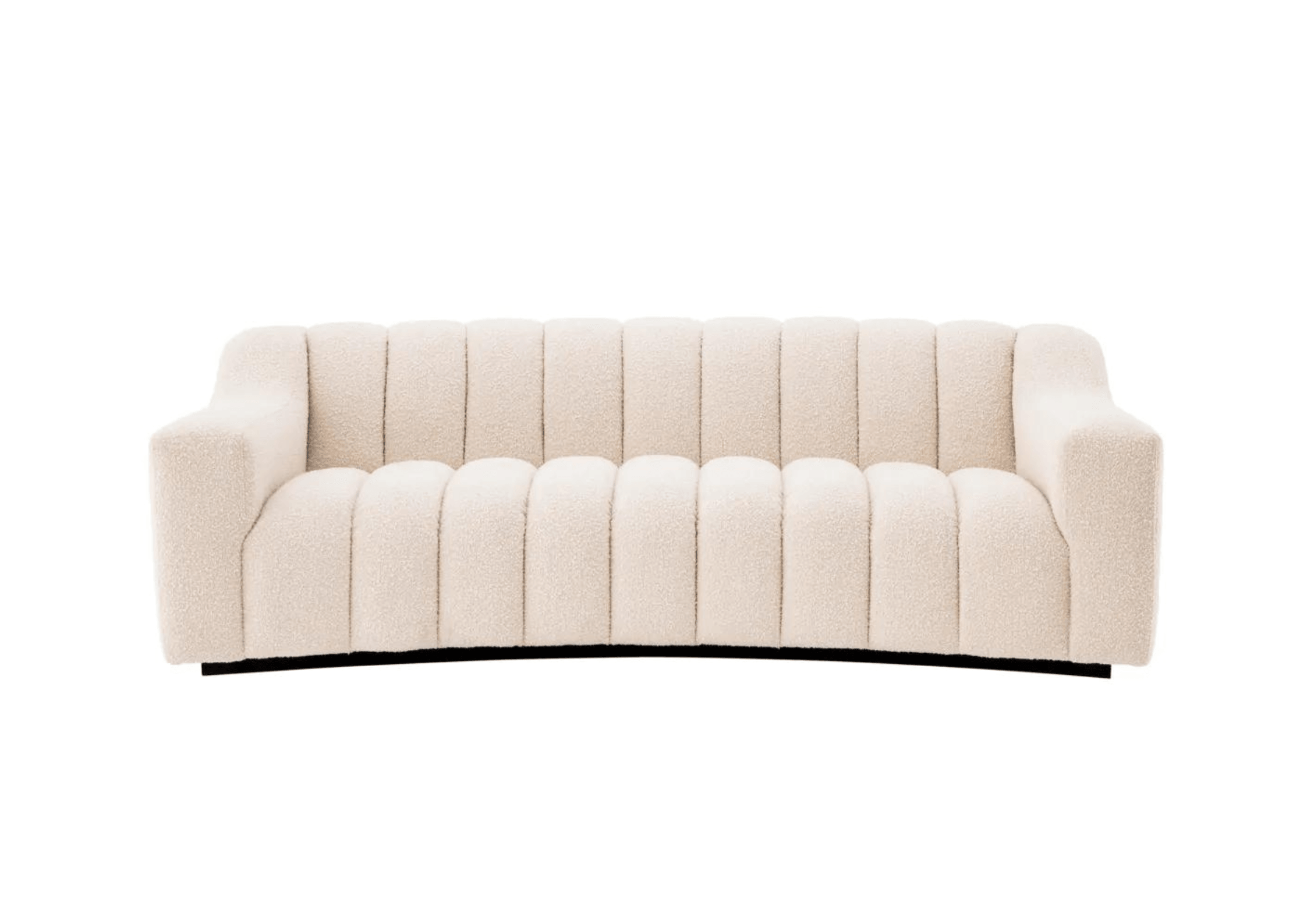 Sofa w tkaninie boucle KELLY kremowy Eichholtz    Eye on Design